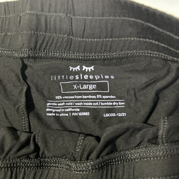 Little Sleepies Black women's Bamboo Viscose Pajama Pants size XL NEW - Picture 5 of 6